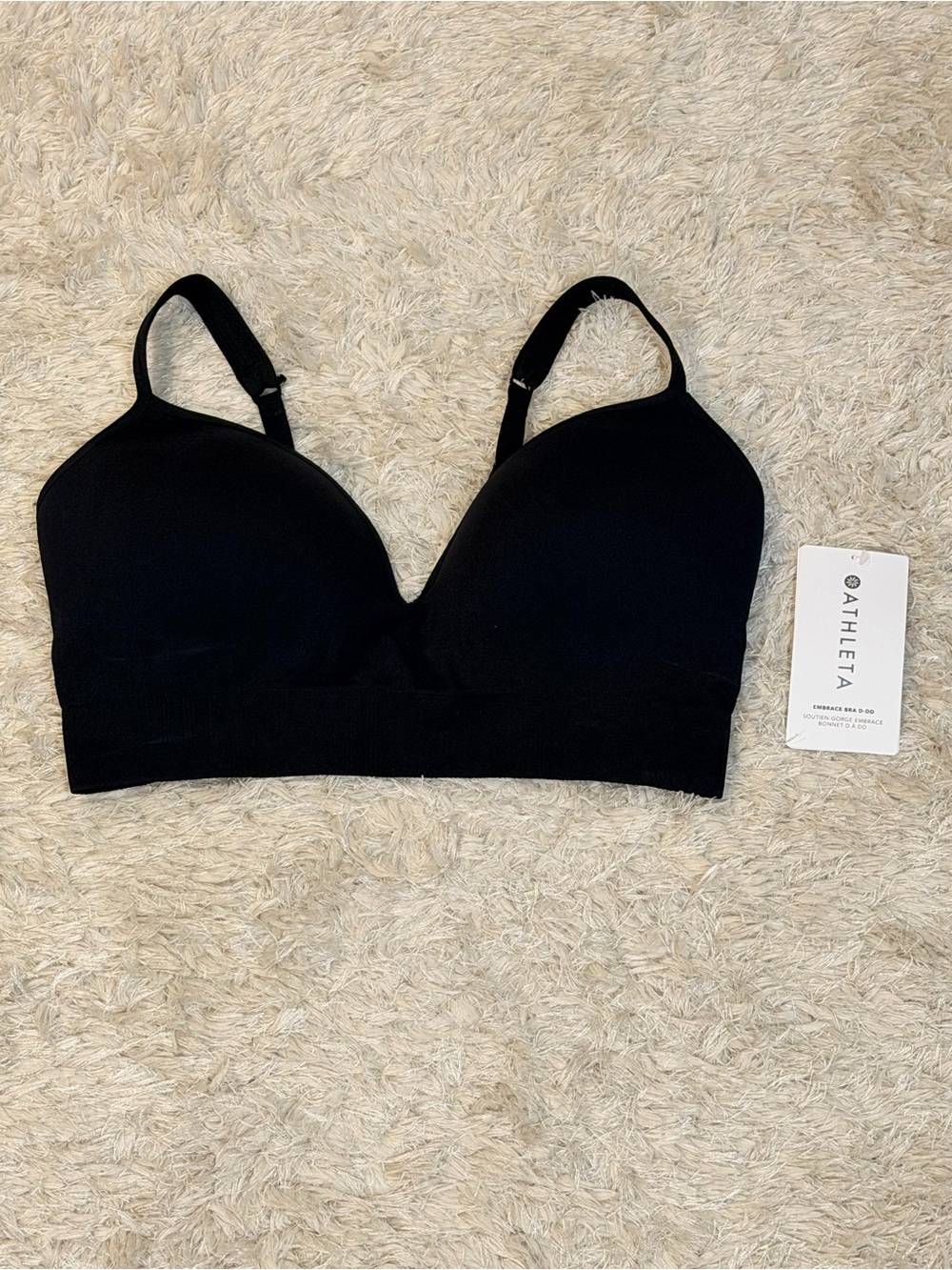 NWT Athleta Embrace Seamless Support Bra - M D- DD